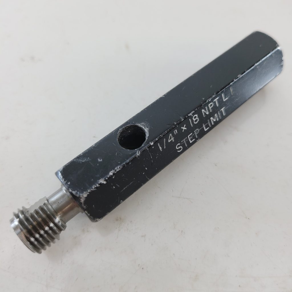 1/4" x 18 NPT System L1 Step Limit Plug Thread Gauge (Used)