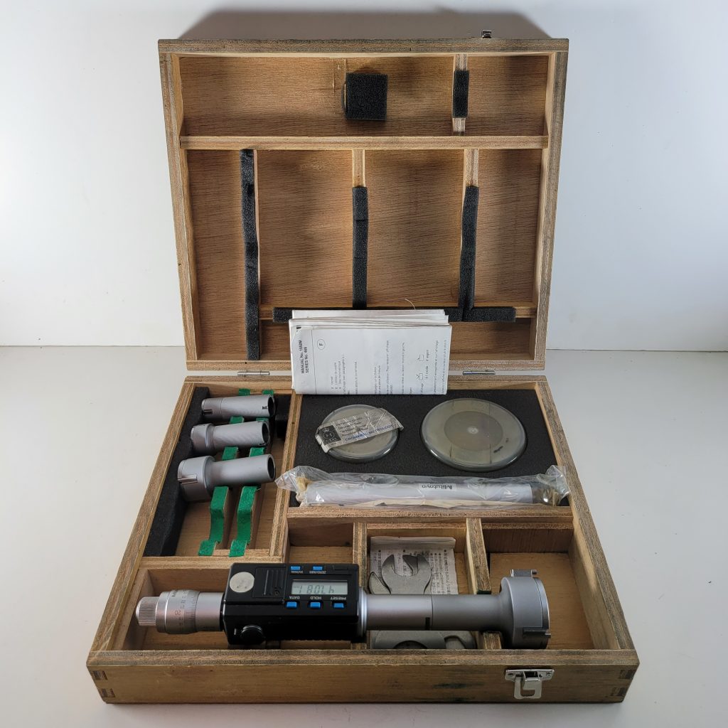 Mitutoyo Holtest Digimatic 3 Point Internal Micrometer Set (0.8-2" / 20.32-50.8mm) - Used
