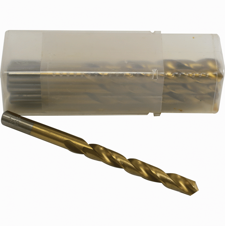 8.7mm HSS Tin Coated Jobber Drill (Pack of 10) Sheffield Tooling Company