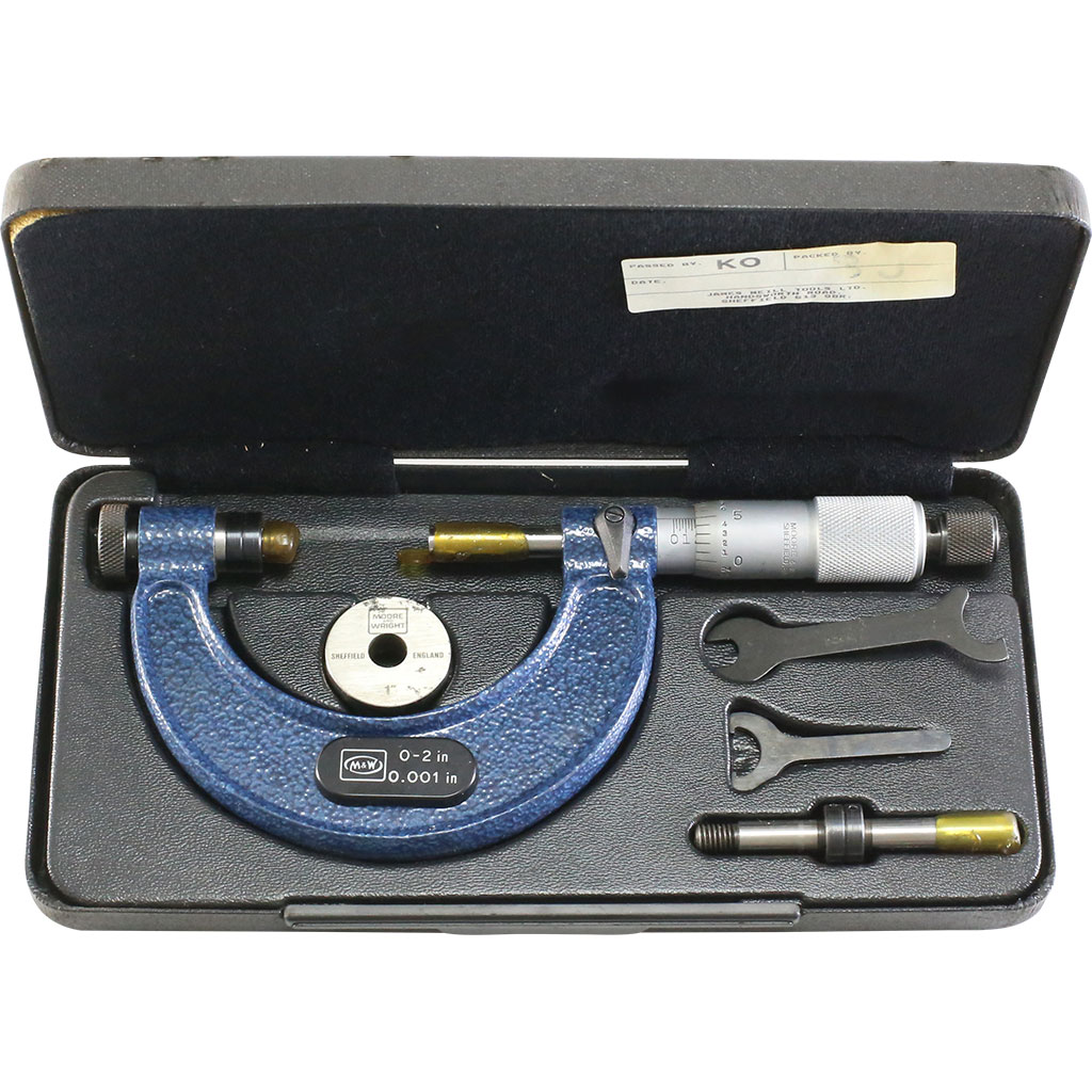 Moore & Wright External Combination Micrometer (Imperial) - 0-2