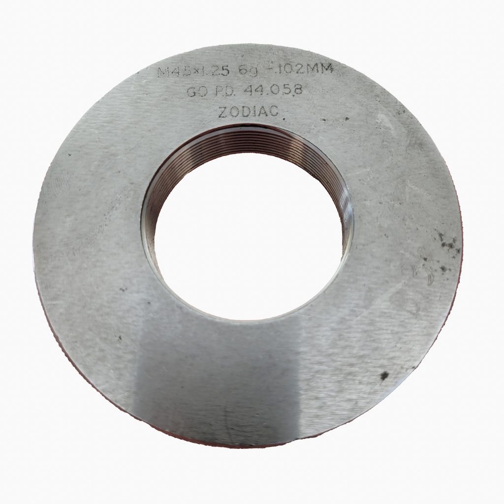 M45 x 1.25 Go Thread Ring Gauge 6g -0.102 (PD 44.058) (Used)
